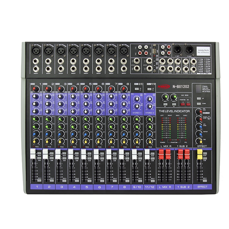 BX系列12路模拟调音台N-BX1202