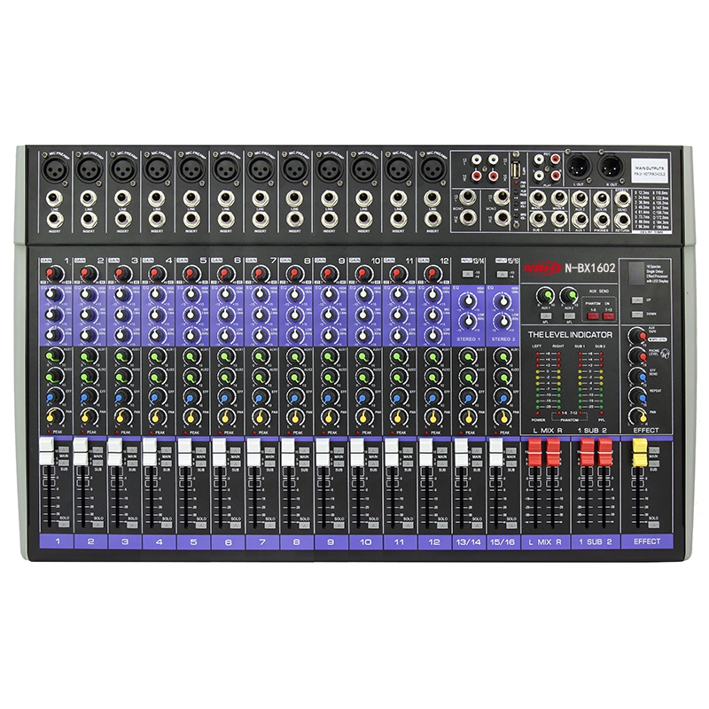 BX系列16路模拟调音台N-BX1602
